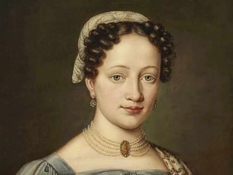 1786-Joseph Anton Rhomberg - Ritratto di Anna Riederer, 1824